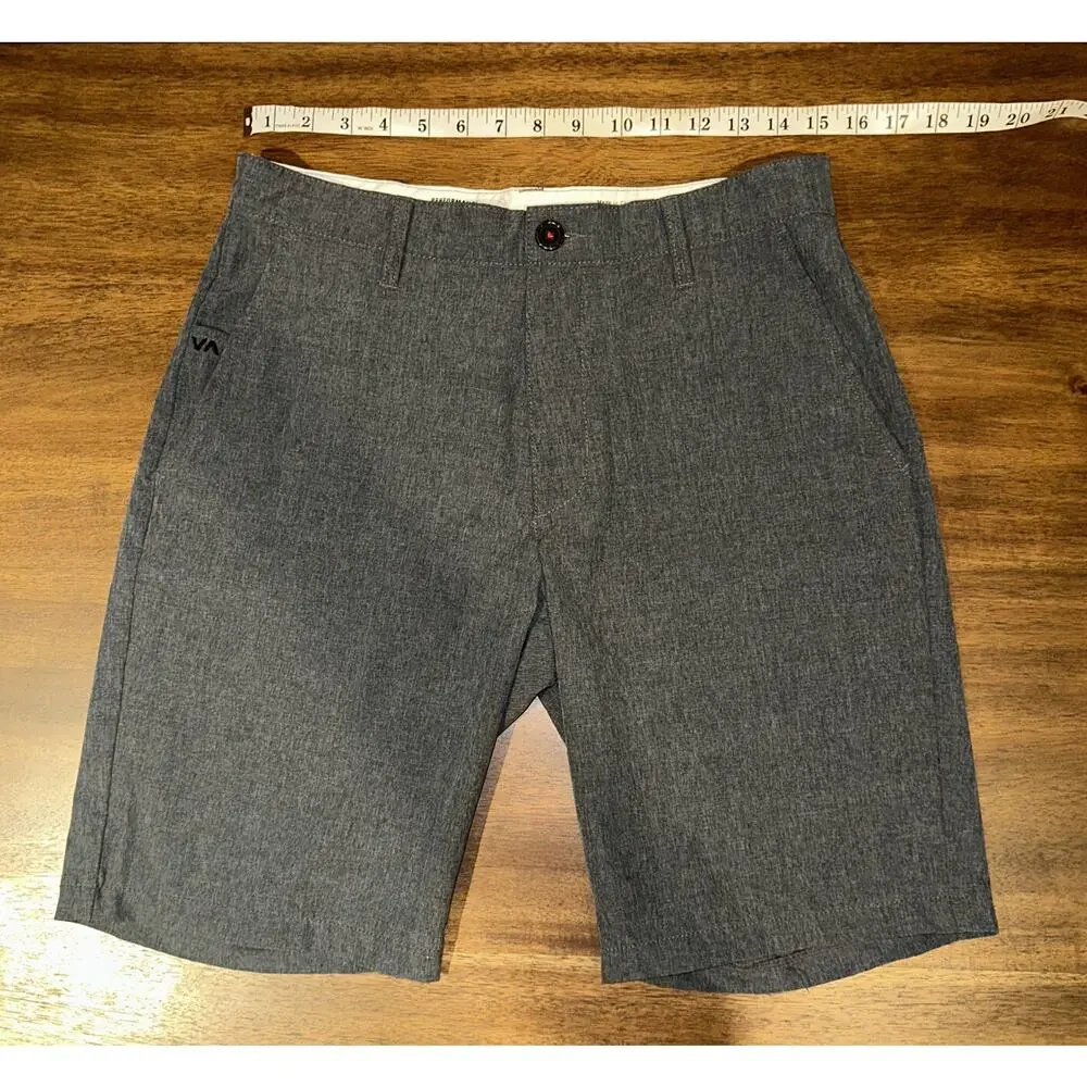 RVCA Men’s Performance Stretch Grey Casual Shorts Size 30 NWOT